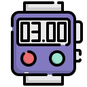 reloj digital icon