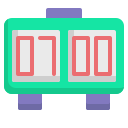 reloj digital icon