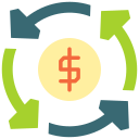 economía circular icon