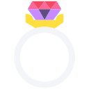 anillo de diamantes icon