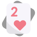 dos de corazones icon