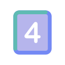 número 4 icon