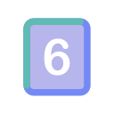 número 6 icon