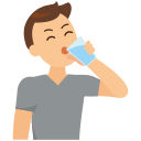 Drink water icon