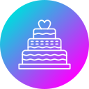 pastel de bodas icon