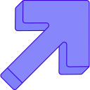 flecha diagonal icon