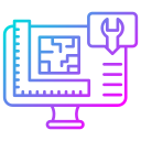 dibujo técnico icon