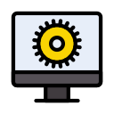 pantalla de la computadora icon