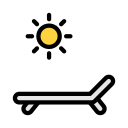 silla de cubierta icon