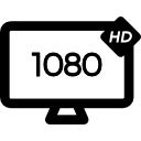 televisión de alta definición de 1080p 