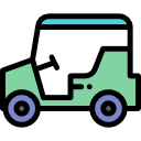Golf cart icon