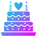 pastel de bodas icon