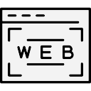 sitio web icon