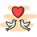 pájaro del amor icon