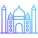 taj mahal icon