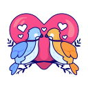 pájaros del amor icon