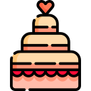 pastel de boda icon