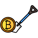 minería bitcoin icon