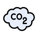 nube de co2 icon