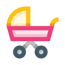 carrito de bebé icon