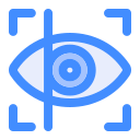 escáner ocular icon