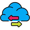 transferencia de datos icon