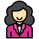 mujer de negocios icon