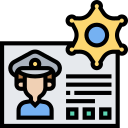 tarjeta de policia icon