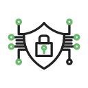 la seguridad cibernética icon