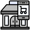 las compras en línea icon