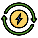 energía renovable icon