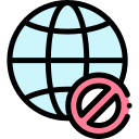 sin internet icon