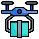 entrega de drones icon