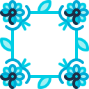 diseño floral icon