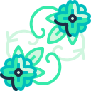 diseño floral icon