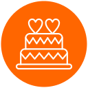 pastel de bodas icon