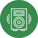 altavoz de graves icon