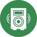 altavoz de graves icon