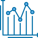 gráfico de linea icon