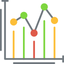 gráfico de linea icon