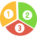 gráfico circular icon