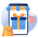 las compras en línea icon