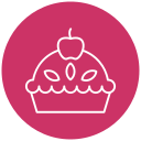 pie de manzana icon