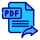 formato de archivo pdf icon