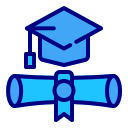 diploma de graduación icon