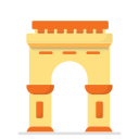 arco del triunfo icon