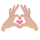 corazón de la mano icon