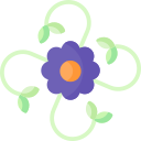 diseño floral icon