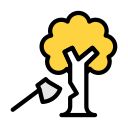 deforestación icon