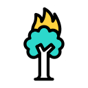 incendio forestal icon